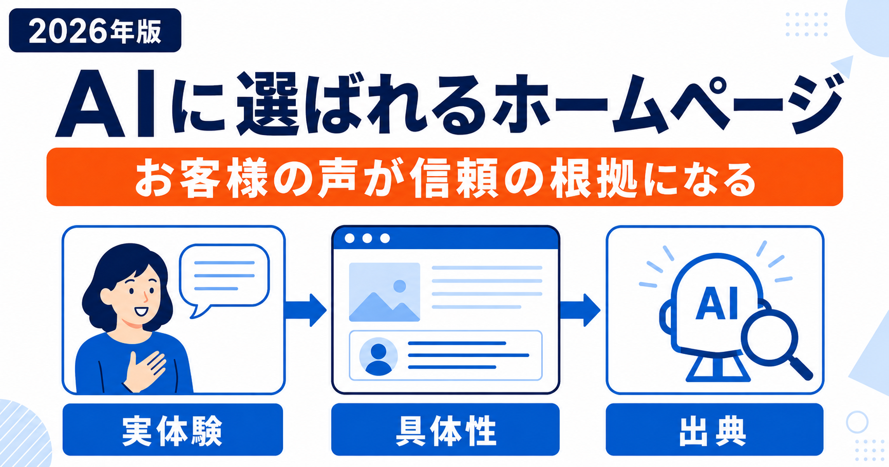 お客様の声がAI検索の信頼を生む仕組み